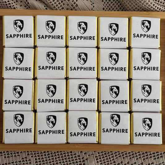 Personalized Businesses and Corporate Chocolate White Style
